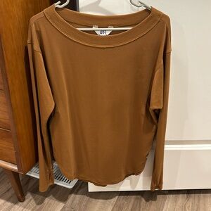 Joy Lab Long Sleeve.  Worn once!  Thumb holes, fun detailing.